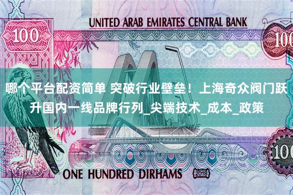哪个平台配资简单 突破行业壁垒！上海奇众阀门跃升国内一线品牌