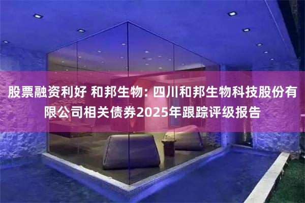 股票融资利好 和邦生物: 四川和邦生物科技股份有限公司相关债
